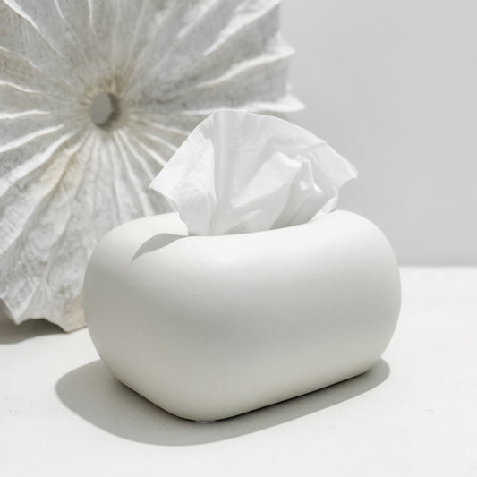 Round Ceramic Tissue Box