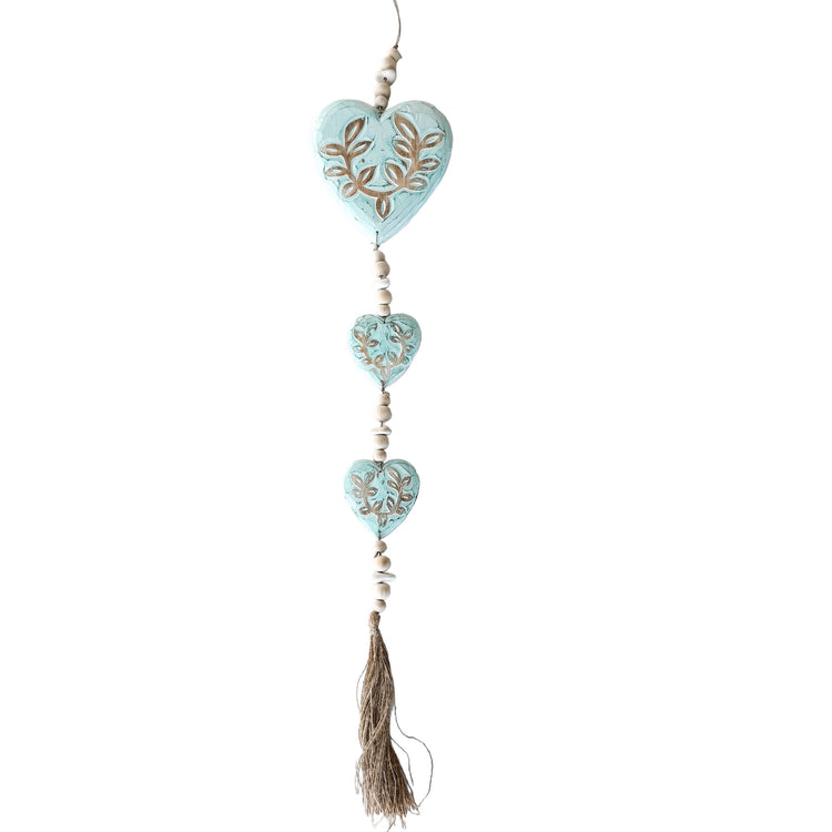 Hearts Garland| Aqua | 85cm