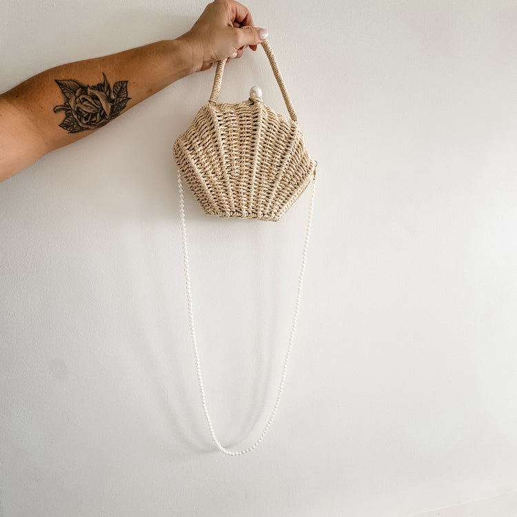 Shell Clutch Bag | Blonde | Willow & the Waves Collection