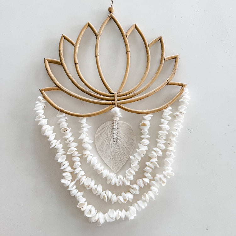 Lotus Wall Hanging | Shells Preorder
