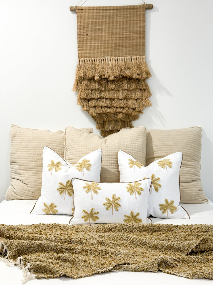 Latte Palms Cushion Cover | 50x50cm