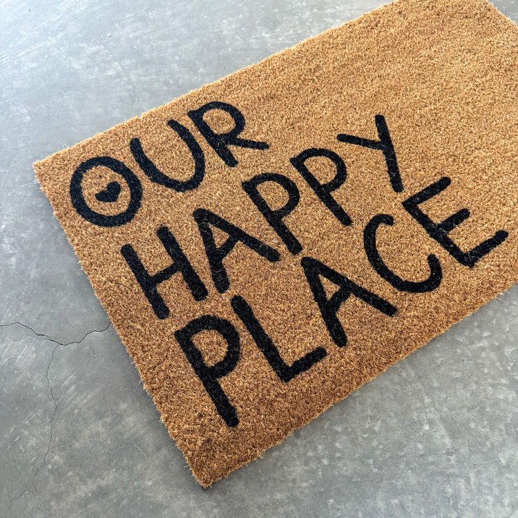 Our Happy Place Doormat