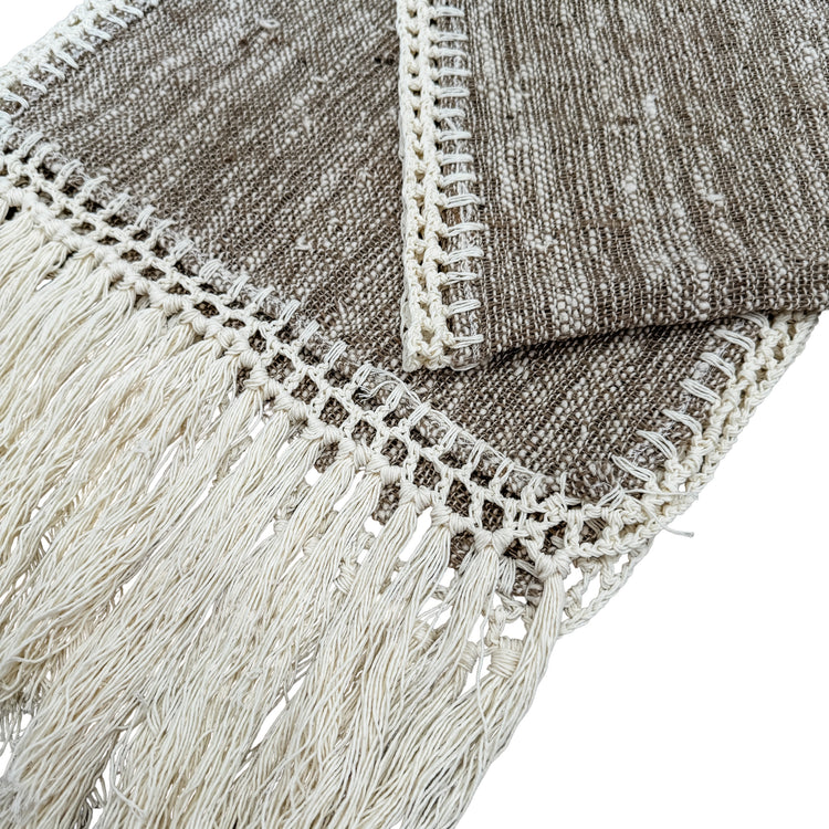 Husk Bed Runner | Table Runner | Fringe | 47x230cm Preorder