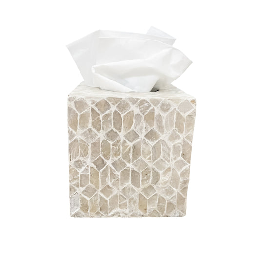 Belle Inlay Tissue Box | Square