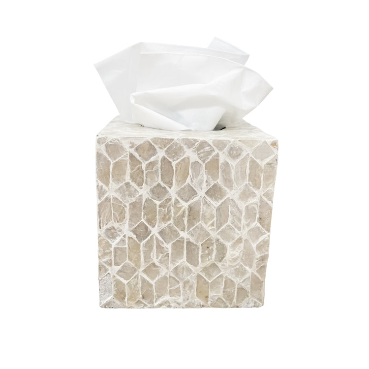 Belle Inlay Tissue Box | Square