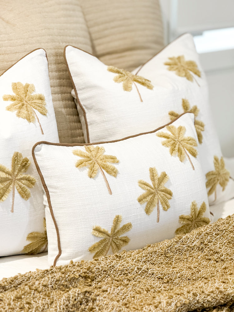 Latte Palms Cushion Cover | 50x50cm