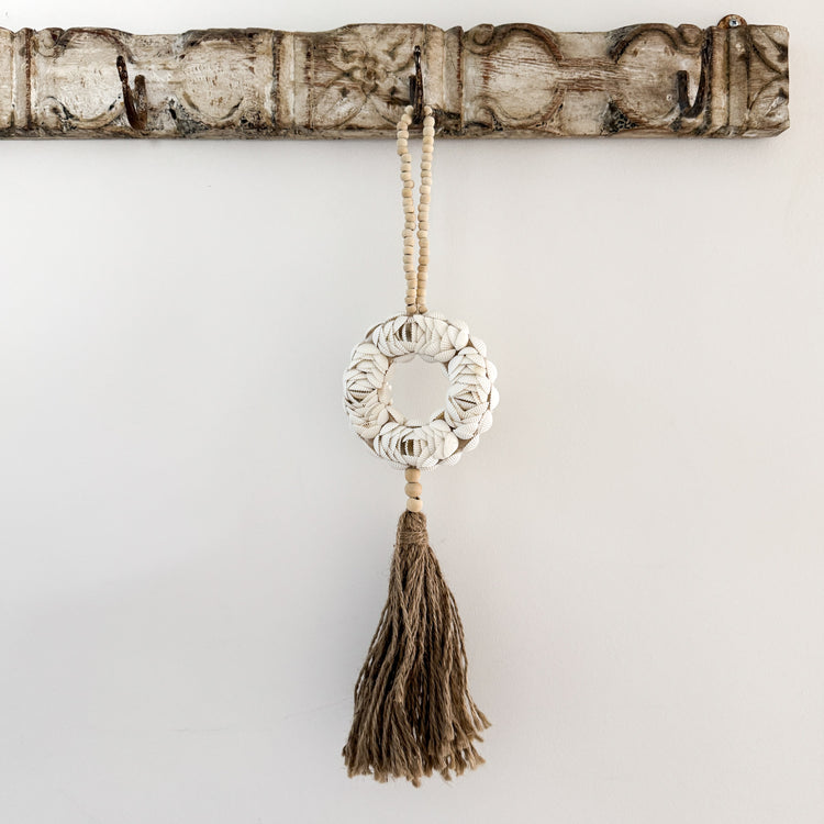 Shell Wreath with Tassel