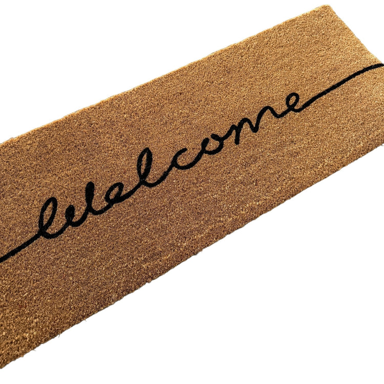 Welcome Script Doormat 40x120cm