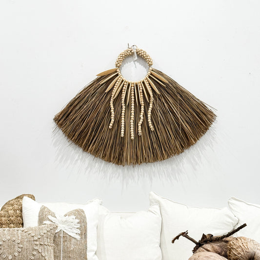 Reed Tribal Wall Hanging | Natural