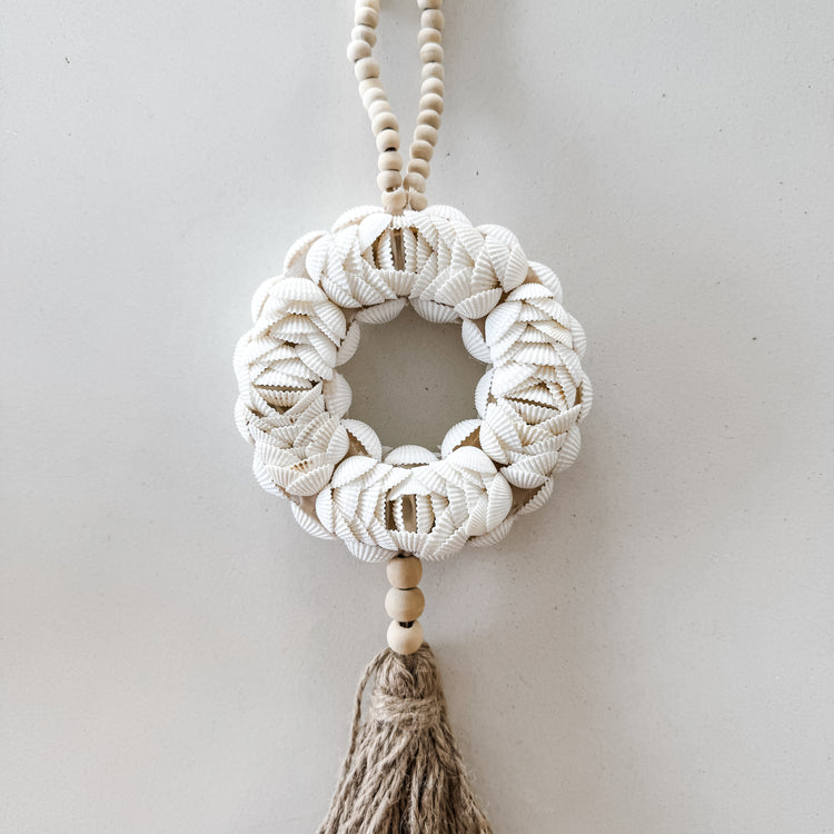 Shell Wreath with Tassel