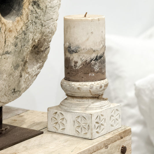 Byron Vintage Candle Holder | Square