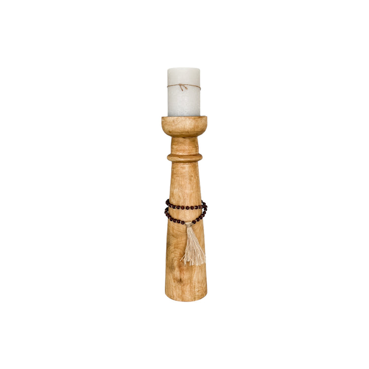 Filemu Wood Candle Holder