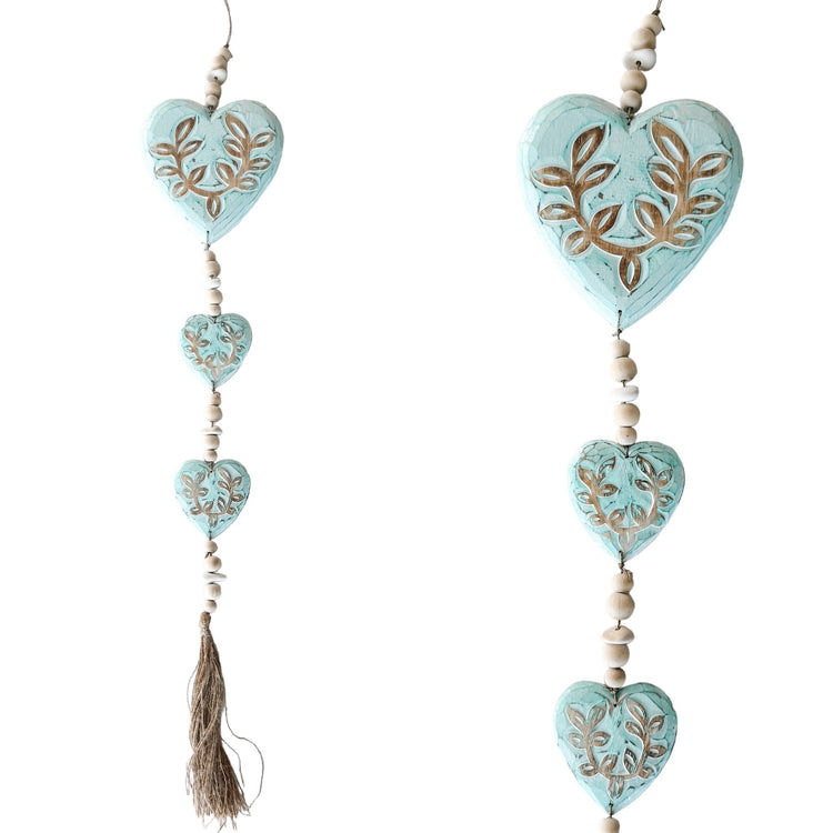 Hearts Garland| Aqua | 85cm