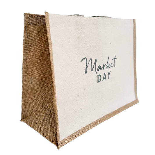 Market Day Jute Tote