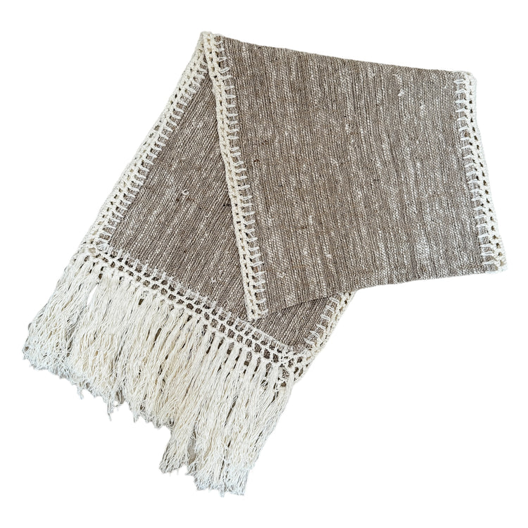 Husk Bed Runner | Table Runner | Fringe | 47x230cm Preorder