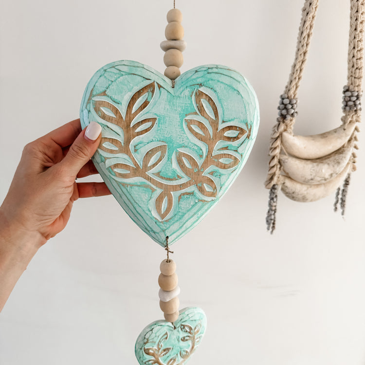 Hearts Garland| Aqua | 85cm