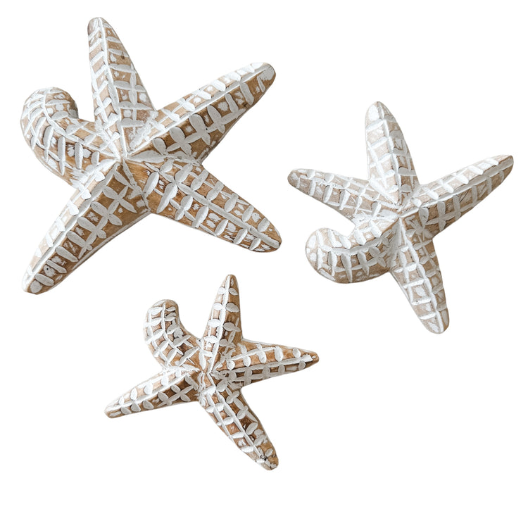 Starfish Set of 3 | Curved | Natural