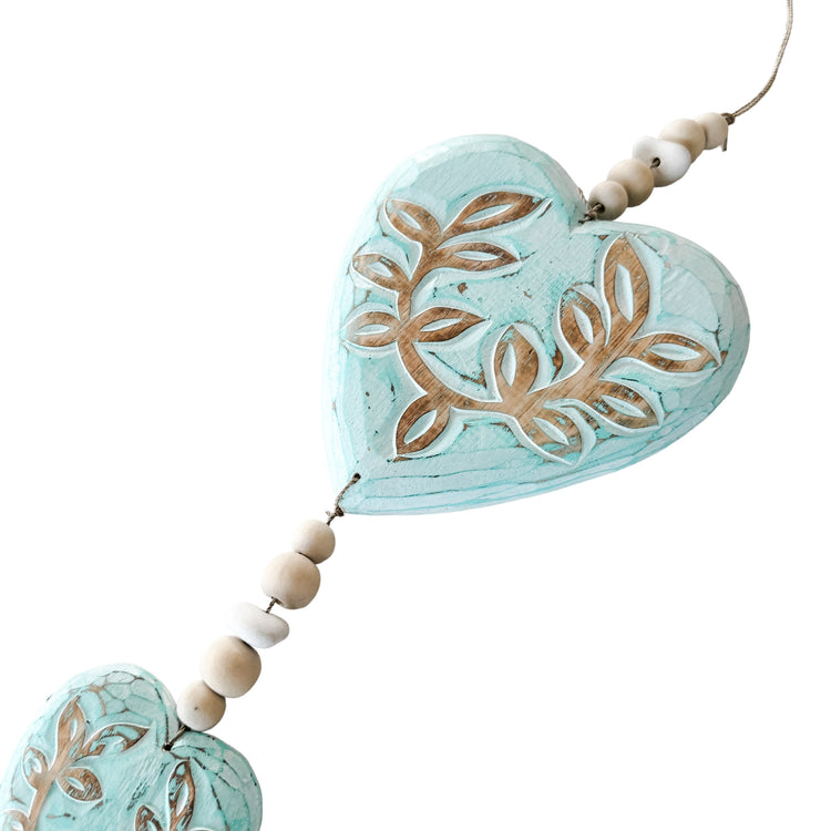 Hearts Garland| Aqua | 85cm