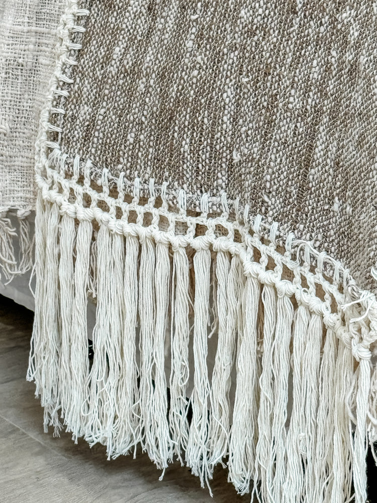 Husk Bed Runner | Table Runner | Fringe | 47x230cm Preorder