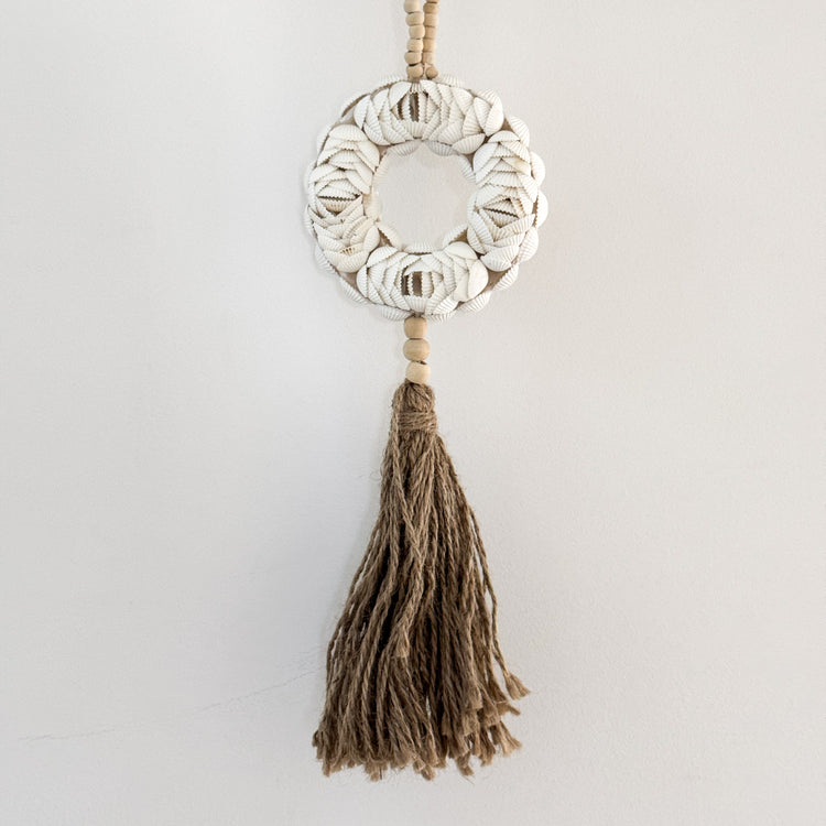 Shell Wreath with Tassel