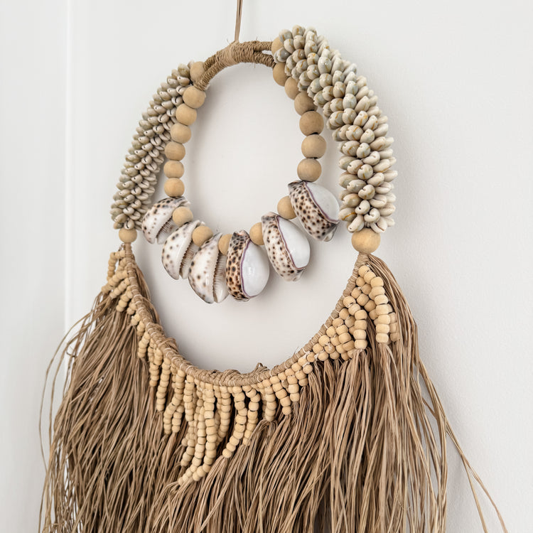 Maui Cowrie Luxe Wall Hanging