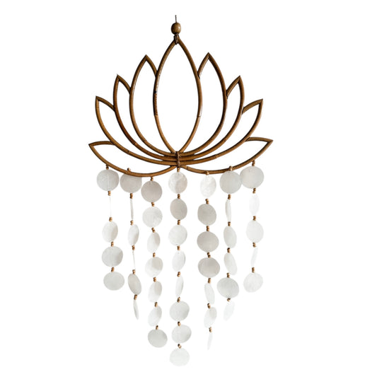 Lotus Wall Hanging | Capiz Preorder