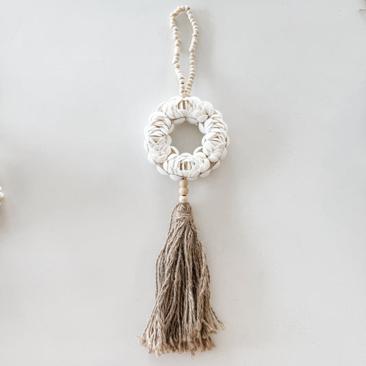 Shell Wreath with Tassel