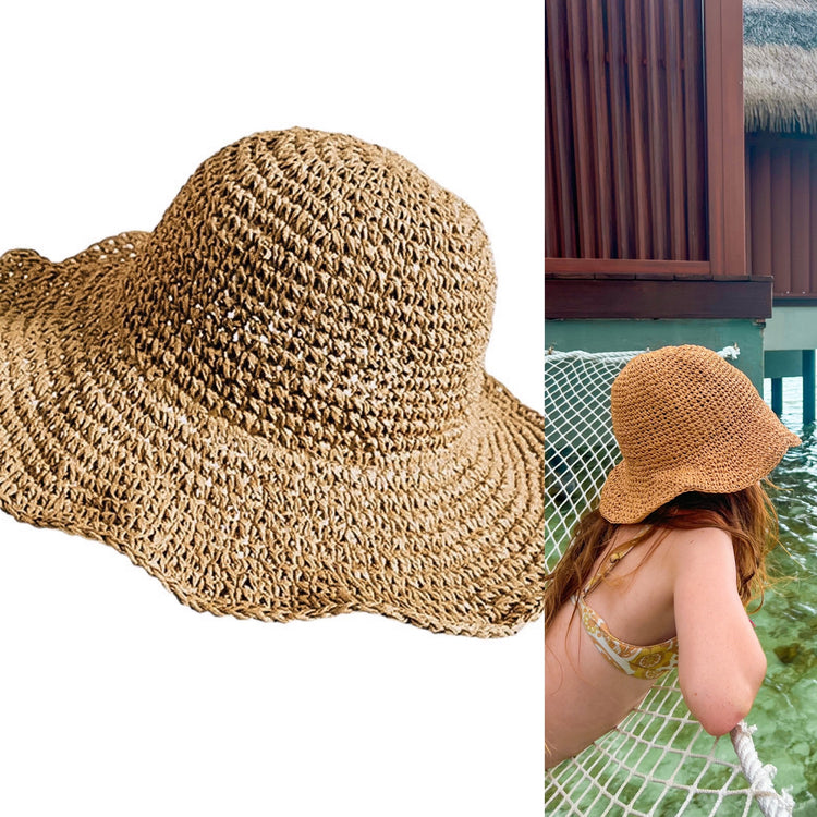 Costa Beach Hat | Brown | Willow & the Waves Collection