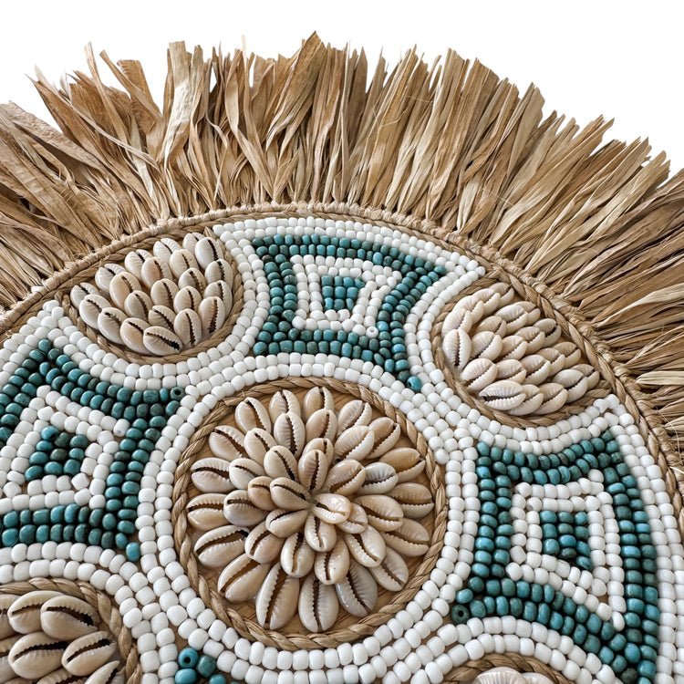 Bora Bora Juju | Beaded | Turquoise & White Preorder